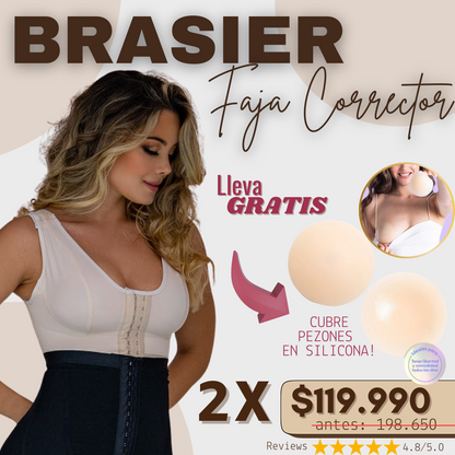 2x1 BRASIER CORRECTOR +CUBRE PEZONES GRATIS!🔥