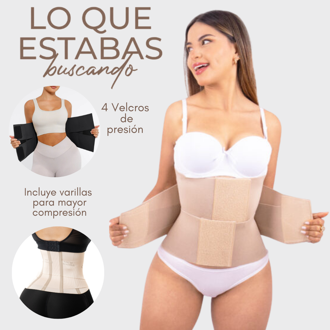 CINTURILLA TRIPLE COMPRESION+GEL GRATIS 🔥