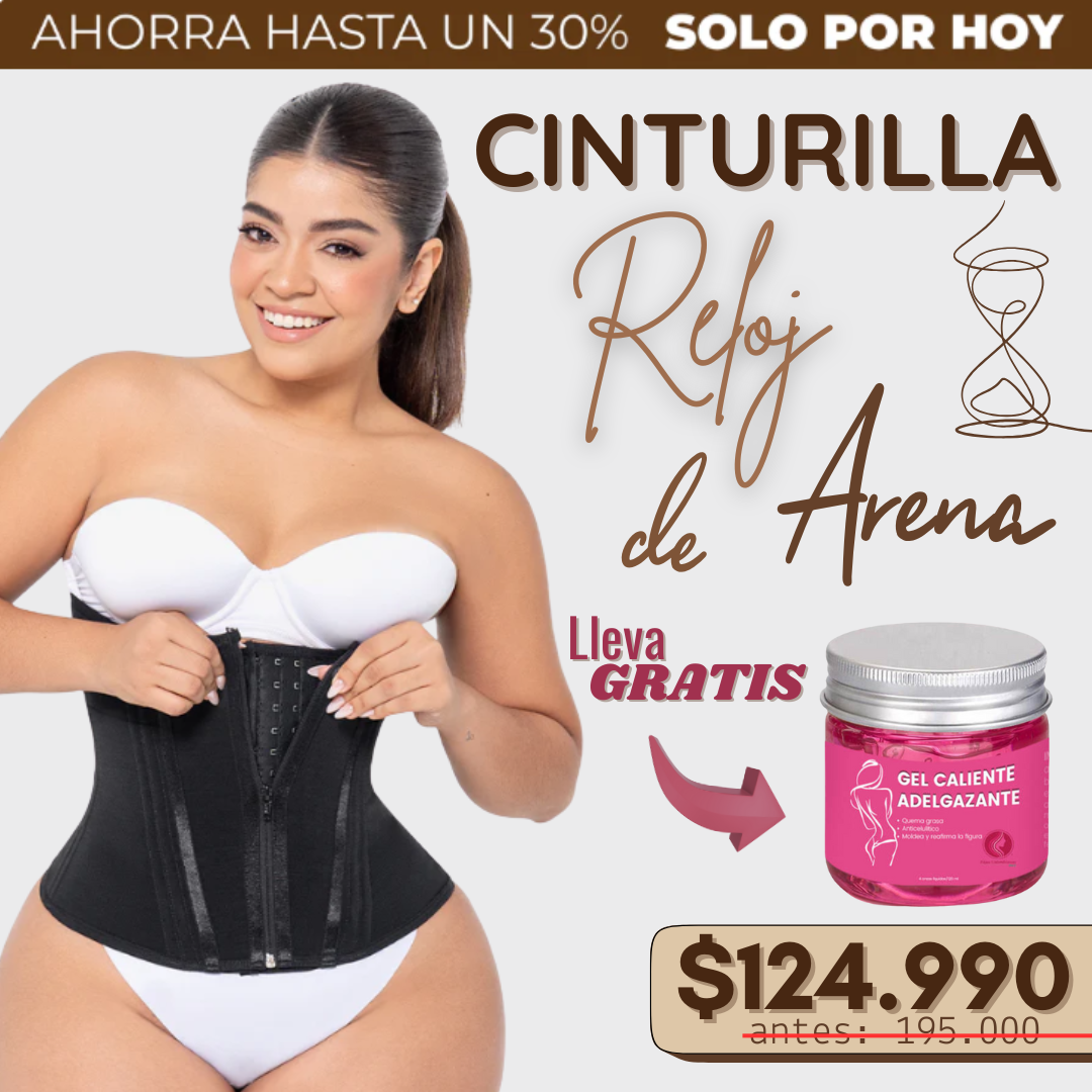 CINTURILLA MOLDEADORA + GEL GRATIS🔥