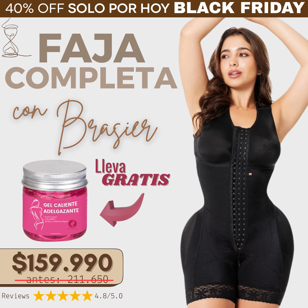 FAJA COMPLETA BRASIER + OBSEQUIO EXCLUSIVO