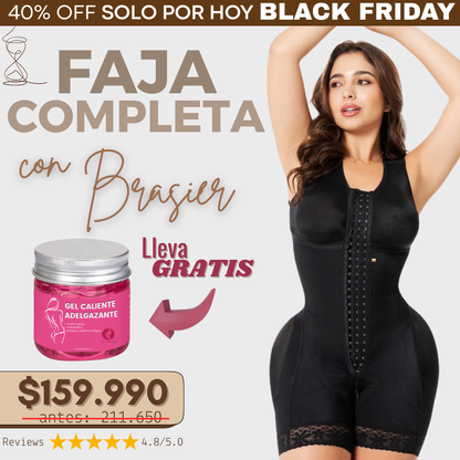 FAJA COMPLETA BRASIER + OBSEQUIO EXCLUSIVO