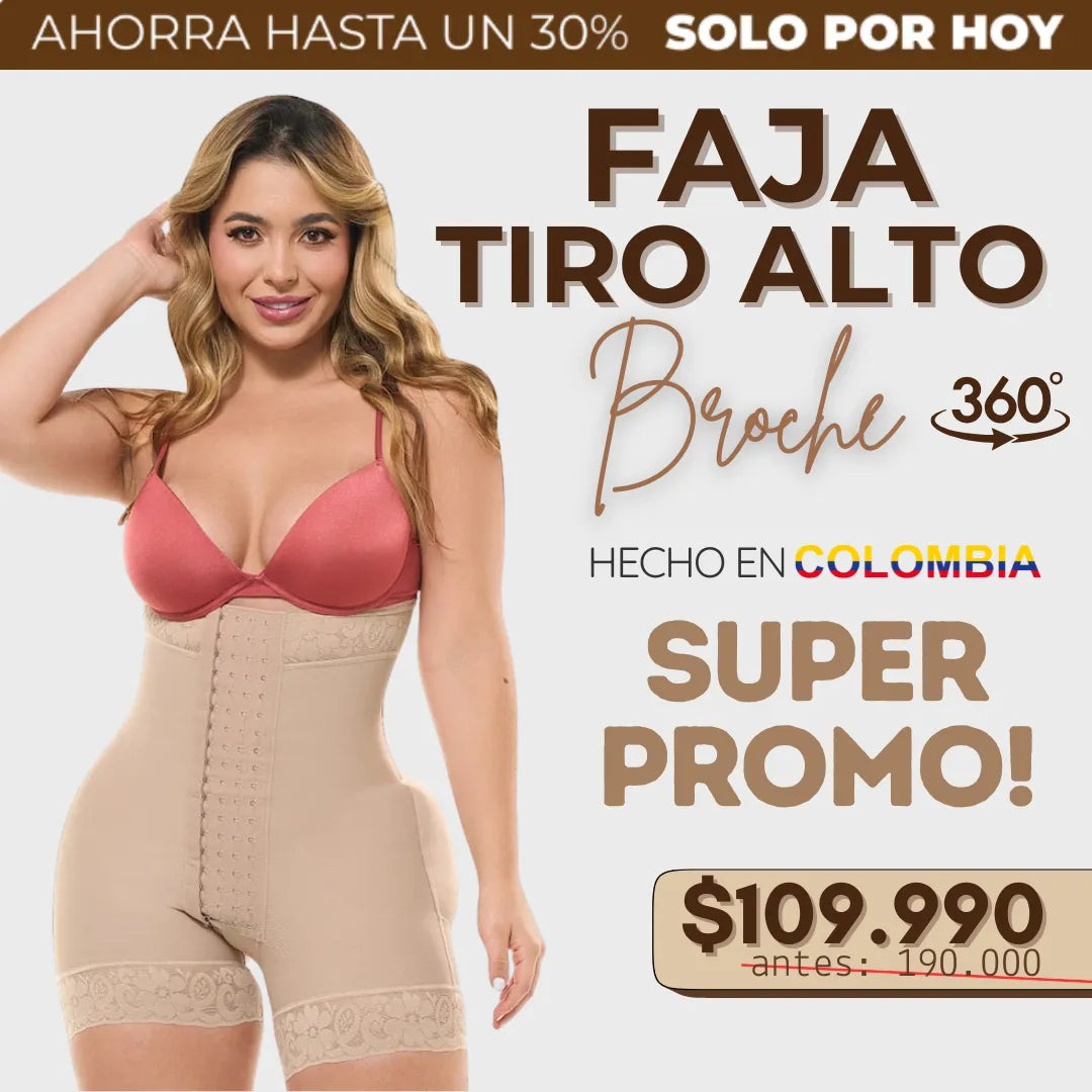 FAJA TIRO ALTO CON BROCHE