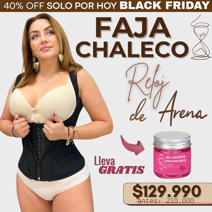FAJA CHALECO MOLDEADOR + GEL GRATIS 🔥