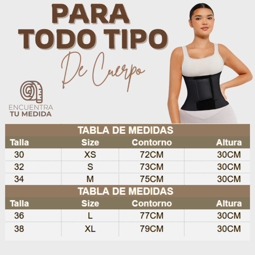 CINTURILLA TRIPLE COMPRESION+GEL GRATIS 🔥